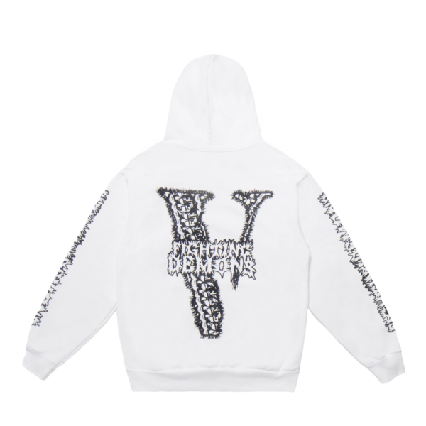 Juice WRLD X VLONE Bones Hoodie (White)